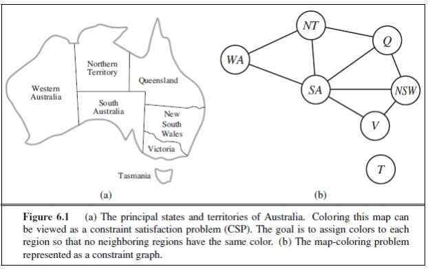 Map coloring example